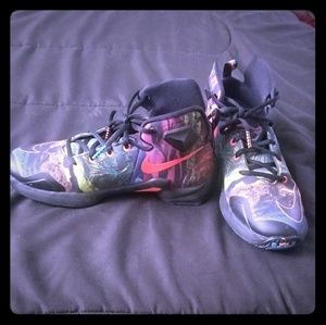 LeBron's big kids sneakers. Gently used.